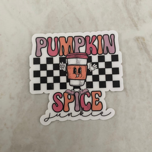 Vinyl Sticker - Coffee - Pumpkin Spice