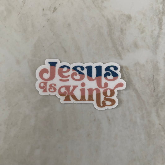 Vinyl Sticker - Religious - Jesus Is King