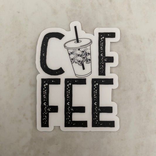 Vinyl Sticker - Coffee - Iced Coffee