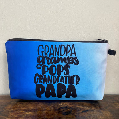 Pouch - Grandpa Gramps Pops Grandfather Papa