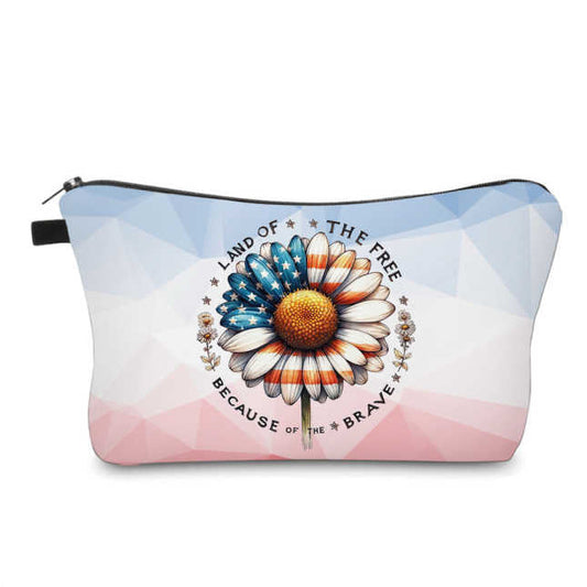 Pouch - Americana - Land Of The Free Daisy - PREORDER 5/15-5/18