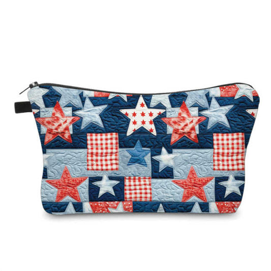 Pouch - Americana - Quilted Stars - PREORDER 5/15-5/18