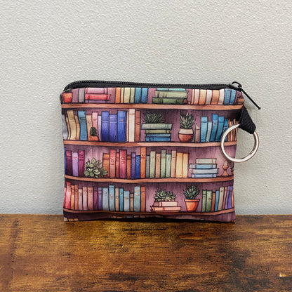 Mini Pouch - Book Shelves